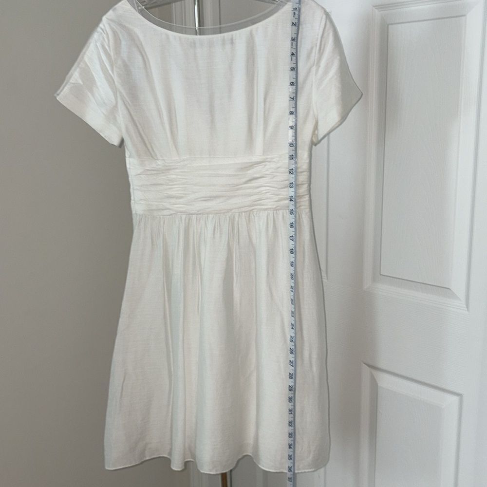 NWOT Andrew Marc Women’s White Midi Dress Size 4 - Picture 7 of 10